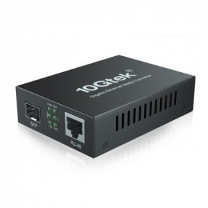 RJ45 port & SFP slot Media Converter, 2 ports 1.25G Desktop Fiber Ethernet Switch