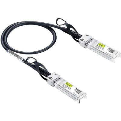 0.5m(1.6ft) Cisco 1GBase-CU SFP to SFP Passive DAC Cable - 10Gtek