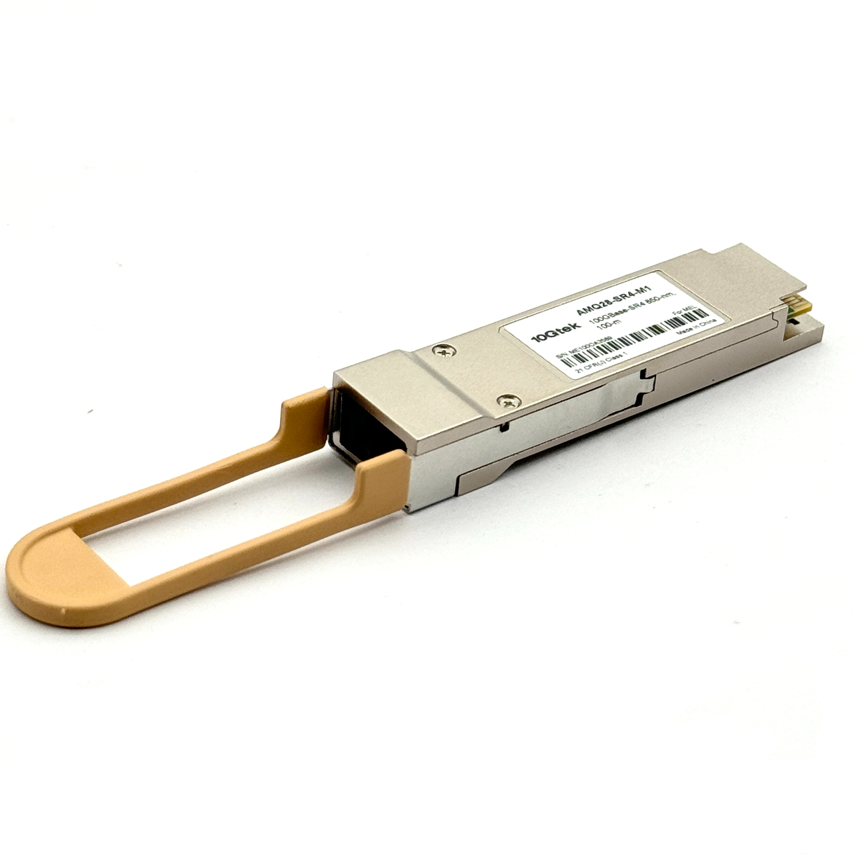 100GBase-SR4 100G QSFP28 850nm DOM 70m@OM3 MPO/MTP MMF Transceiver Module