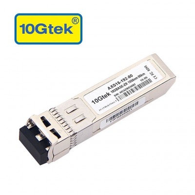 10GBase ZR SFP+ Transceiver, 10G 1550nm SMF, up to 80 km Compatible for UbiquitiUBNT