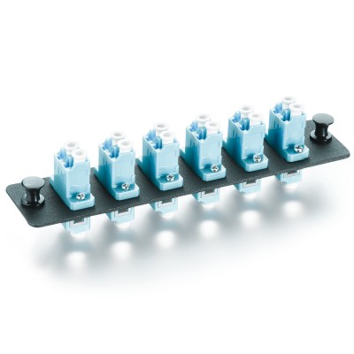 12 Fibers LC Duplex UPC SMF OS2 -9-125-m- Fiber Patch Panel