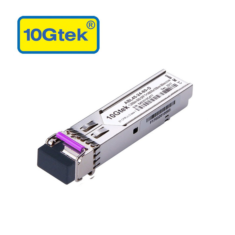 125Gbs BiDi SFP Tx1490Rx1550nm, 80KM, with DDM