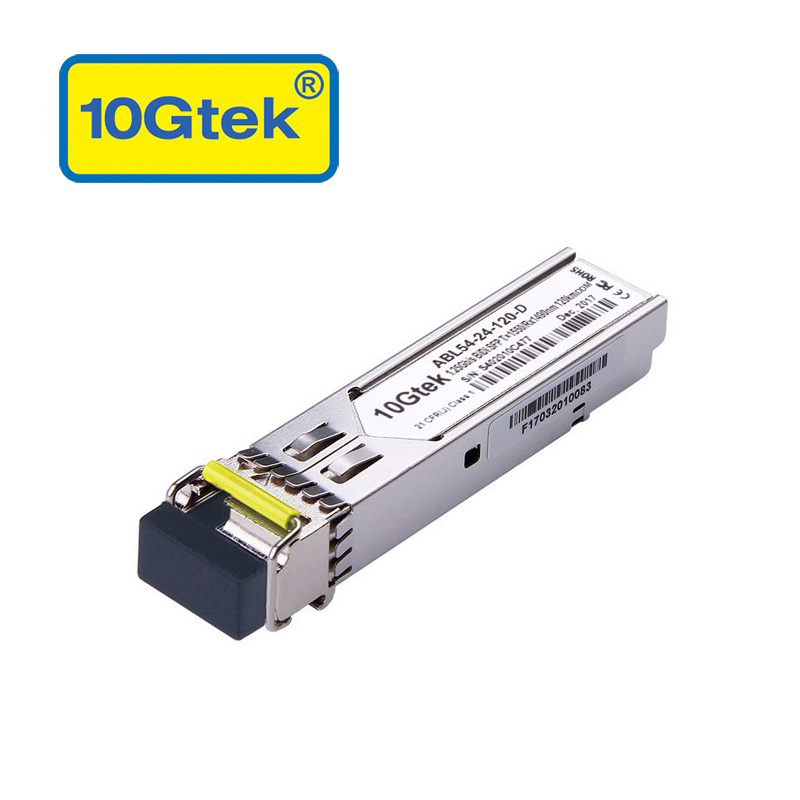 125Gbs BiDi SFP Tx1550Rx1490nm, 120KM, with DDM 