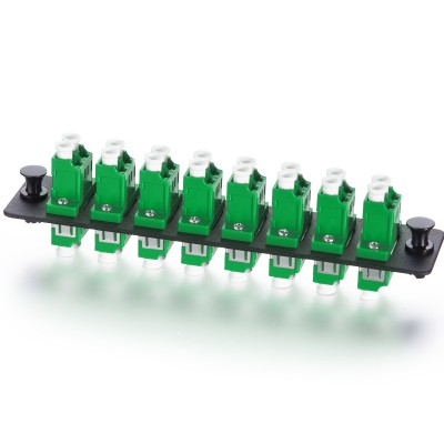 16 Fibers LC Duplex APC SMF- OS2 -9-125-m- Fiber Patch Panel