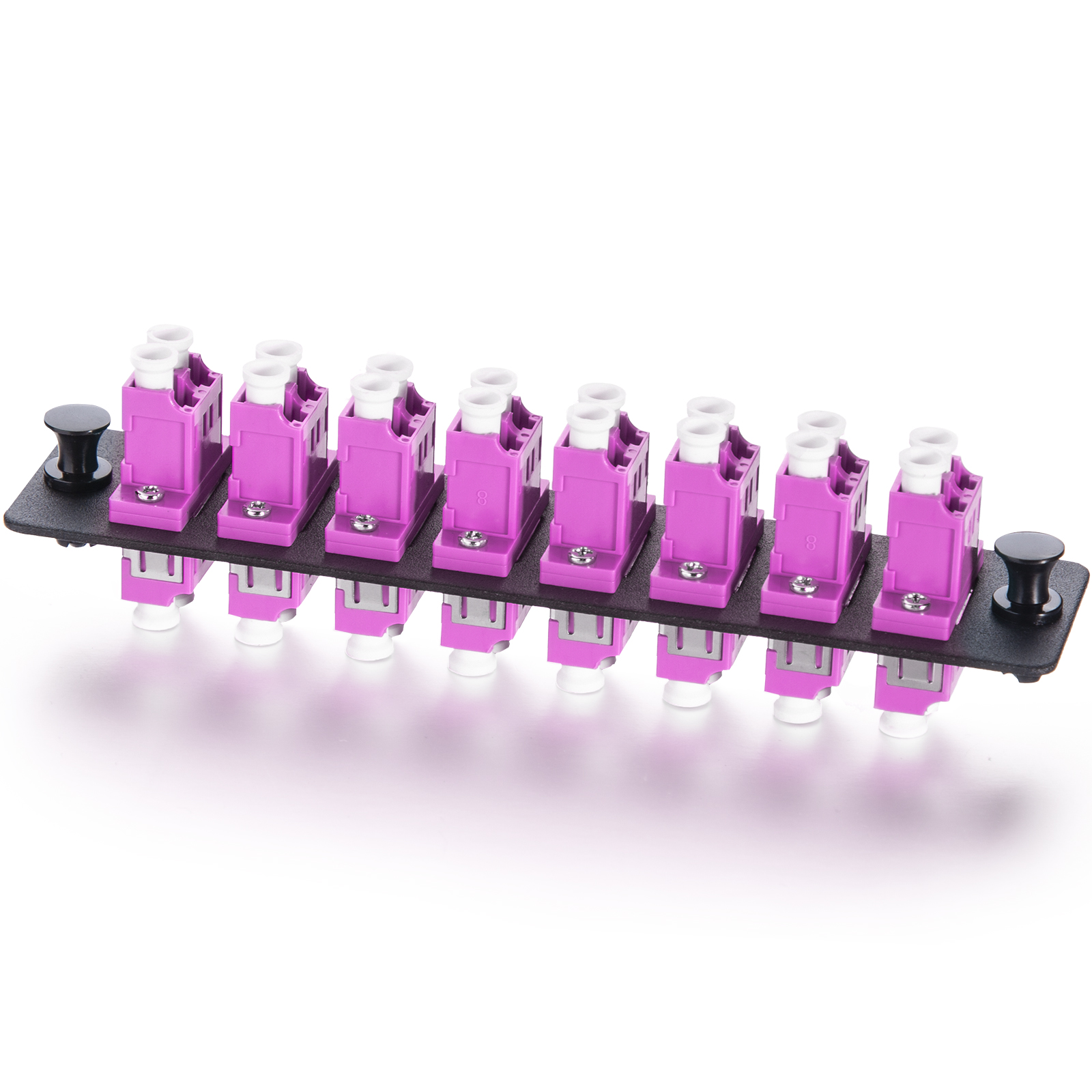 16 Fibers LC Duplex UPC MMF OM4 -50-125-m- Fiber Patch Panel