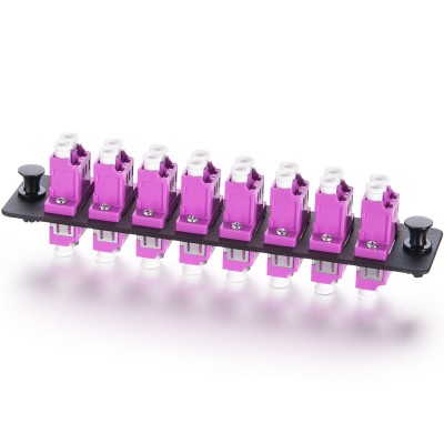 16 Fibers LC Duplex UPC MMF OM4 -50-125-m- Fiber Patch Panel