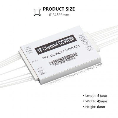 18CH CCWDM MUXDEMUX, Compact CWDM Modules