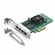 1-25G Network Card Quad RJ45 port- X4 Lane- Intel I350-T4 equivalent
