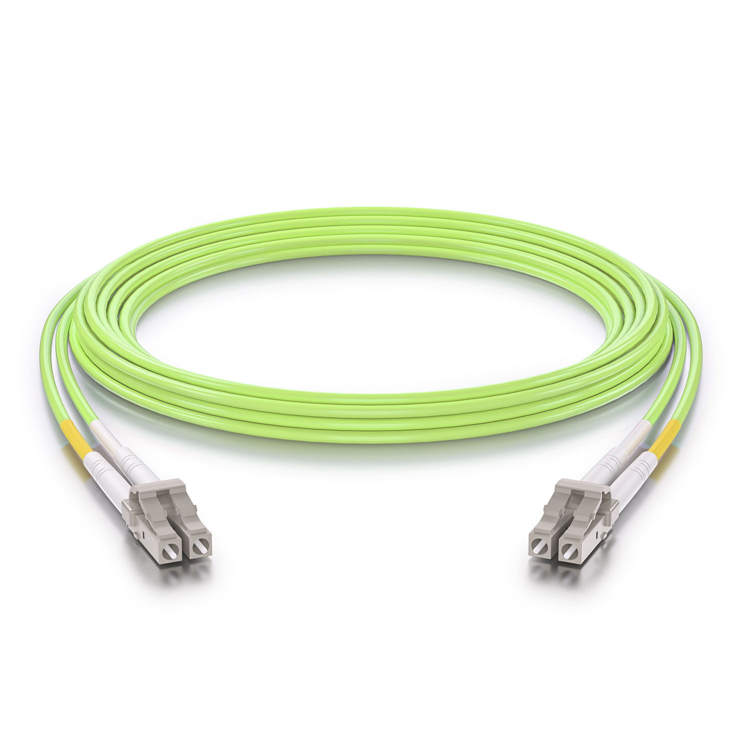 LC to LC UPC Duplex MMF, OM5 (50/125μm) LSZH Fiber Optic Patch Cable