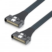 MCIO to MCIO 8i Cable, SFF-TA-1016, Mini Cool Edge IO, Straight, PCIe Gen5, 85-ohm, 0.2m~1m