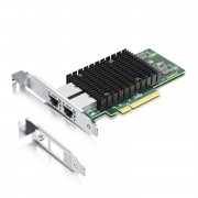 10G Network Card- Dual RJ45 port- X8 Lane- Intel X540-T2 equivalent