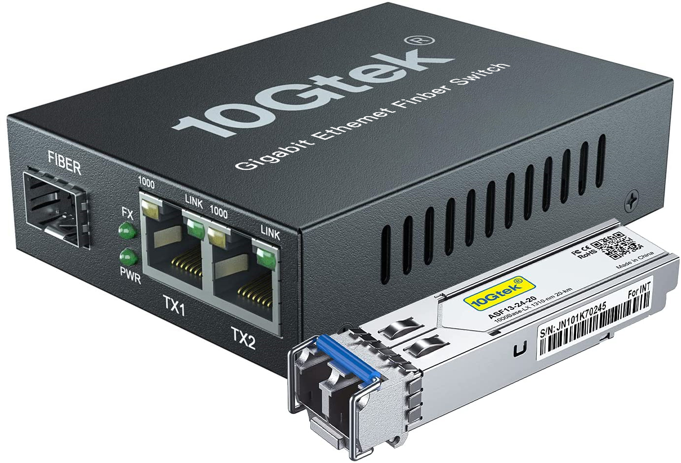 3-Port Gigabit Ethernet Switch- with 1 SFP slots -1000M- Unmanaged