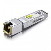 Nvidia compatible, 10GBase-T SFP+ Transceiver, 10G T, 10G Copper, RJ-45 SFP+ CAT.6a up to 30 meters, -40~85°C for