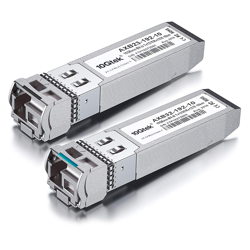 A Pair of 25GBASE-LR SFP28 BiDi 20km SingleMode DOM SMF Transceiver Module