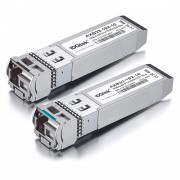 A Pair of 25GBASE-LR SFP28 BiDi 20km SingleMode DOM SMF Transceiver Module