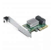 PCIe X2 to 4 SATA Adapter Card