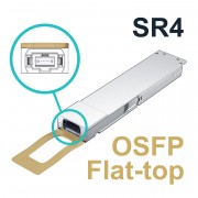 OSFP-RHS Single port transceiver, 400G NDR, 850nm MPO12-APC MMF, up to 50m / Nvidia ConnectX-7