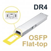 400Gb/s Single-port OSFP-RHS DR4, MPO-12 APC, SMF, 500m