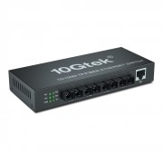 5-Port Fast Ethernet Desktop Fiber Switch- with -4- SC Fiber- 20 km