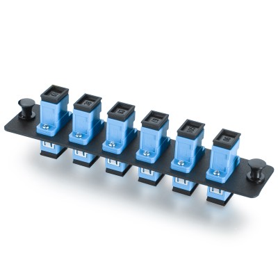 6 Fibers SC Simplex UPC SMF- OS2 -9-125-m- Fiber Patch Panel