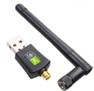 600Mbps Free Driver Wireless USB Wifi Adapter- with External Antenna- Dual Band 2-4GHz-5GHz