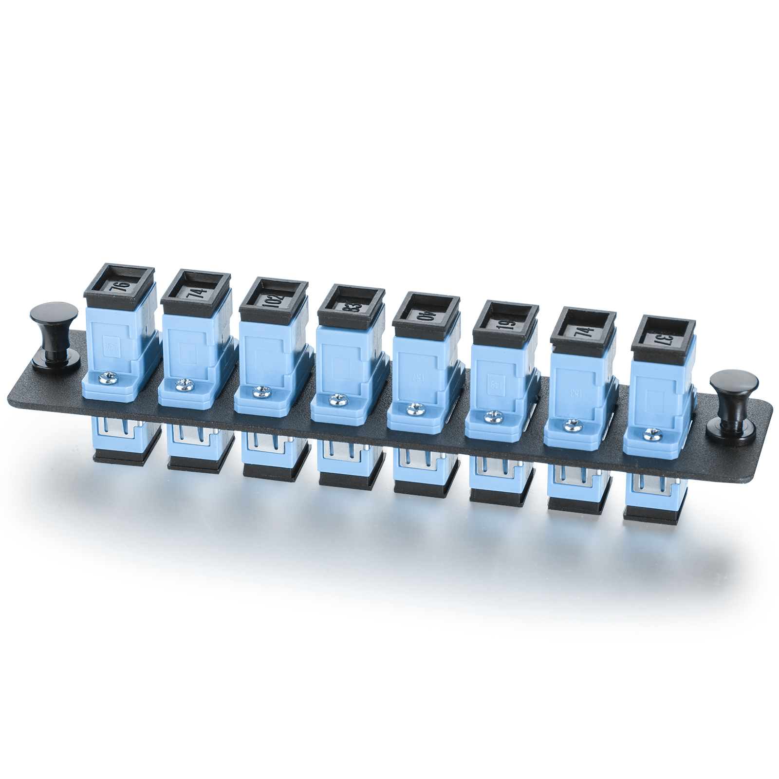 8 Fibers SC Simplex UPC SMF- OS2 -9-125-m- Fiber Patch Panel
