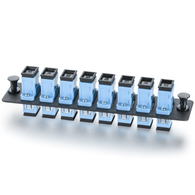 8 Fibers SC Simplex UPC SMF- OS2 -9-125-m- Fiber Patch Panel
