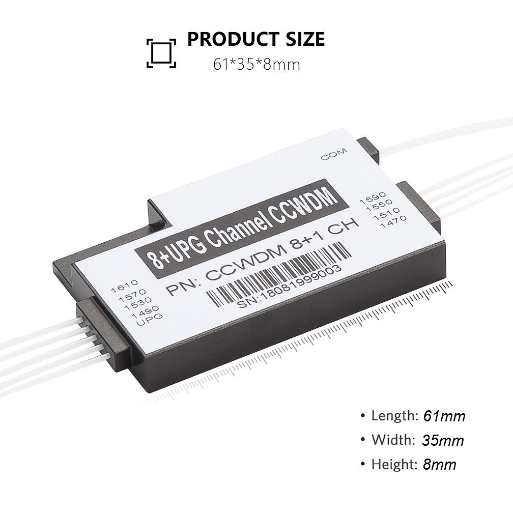 8CH CCWDM MUXDEMUX, Compact CWDM Modules
