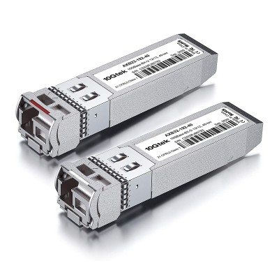 A Pair of 10G SFP+ Bidi Transceiver, 40km Compatible for Arista