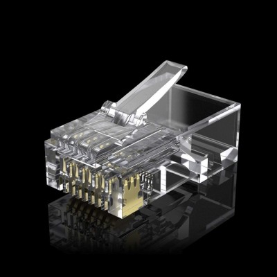 CAT-6A RJ-45 Pass Through UTP Connector