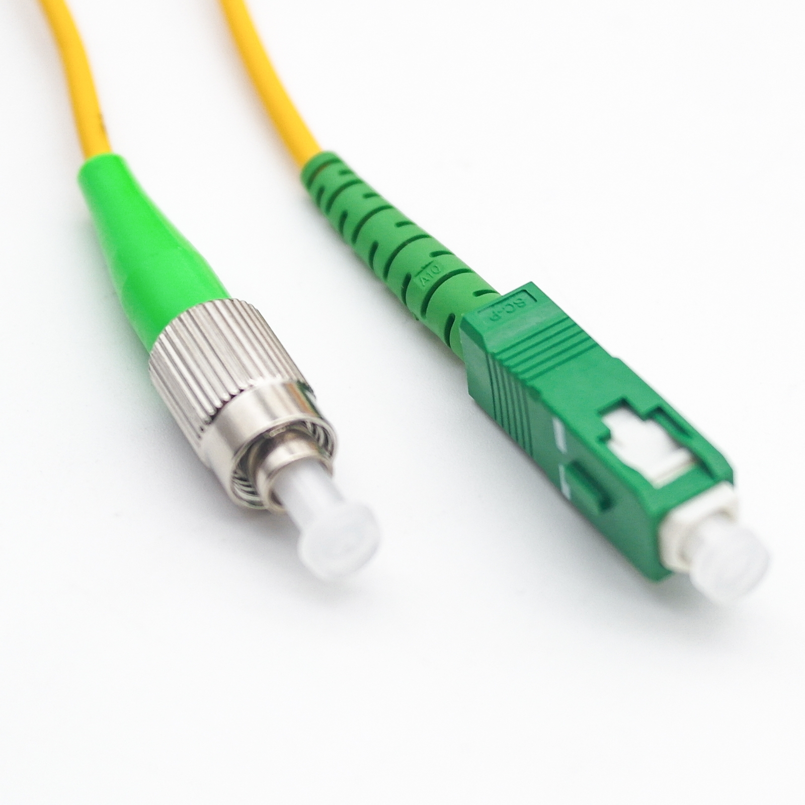 FC-APC to SC-APC Simplex Fiber Patch Cord- 9-125-m SMF -2