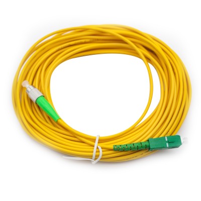 FC-APC to SC-APC Simplex Fiber Patch Cord- 9-125-m SMF