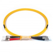 FC to ST, Singlemode 9125μm, Duplex