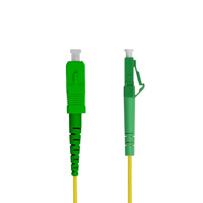 LC-APC to SC-APC Simplex Fiber Patch Cord- 9-125-m SMF