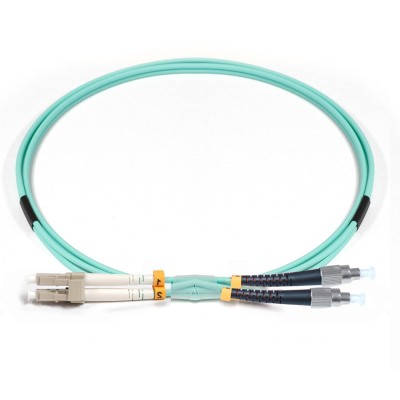 LC to FC- Multimode OM3 50-125-m- Duple
