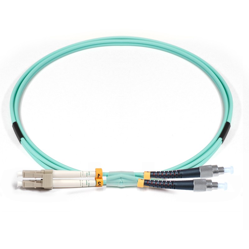 LC to FC- Multimode OM3 50-125-m- Duple