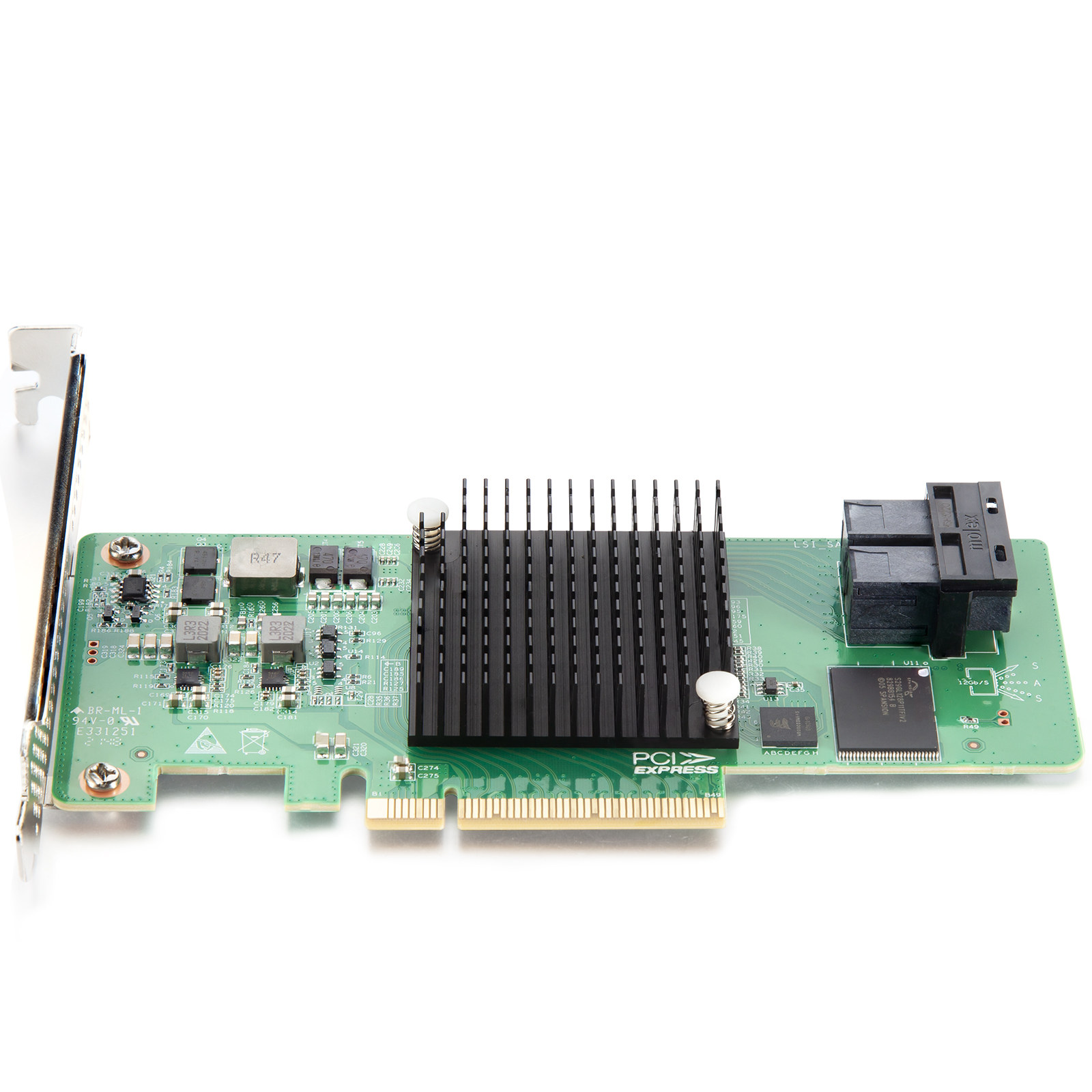 12Gb/s Internal PCIe SAS/SATA HBA Raid Controller Card, compatible for SAS  9311-8I, support Raid 0/1/1E/10