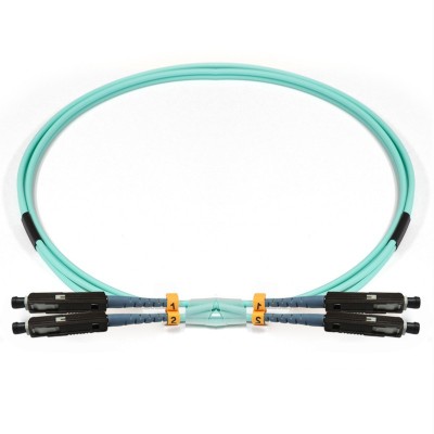 MU to MU- Multimode OM3 50-125-m- Duplex