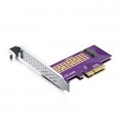 PCIe 3.0 to NVMe (1x) M.2 Adapter for M.2 (M Key) SSD, X4