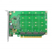 PCIe 3-0 x16 to 4x M-2 NVMe SSD Adapter Card