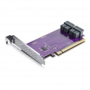 PCIe X16 to 4x SFF-8643 Adapter Card