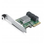 PCIe X2 to 6x SATA Adapter Card