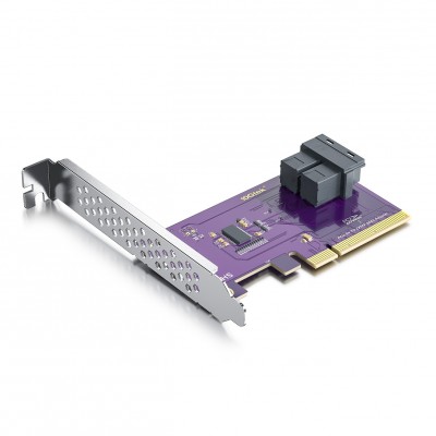 PCIe to 2x U-2-SFF-8639- NVMe SSD Adapter