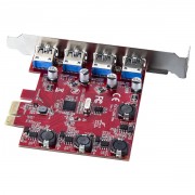 PCIe to 4x USB 3-0 Expansion Card