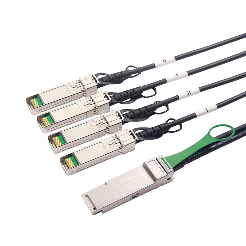 0.5m(1.6ft) Alcatel-lucent Compatible QSFP+ to (4) SFP+