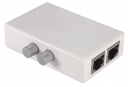 RJ45 Switch Box 2-In 1-Out or 1-In 2-Out