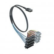 SFF-8087 to -4- SFF-8482 cable
