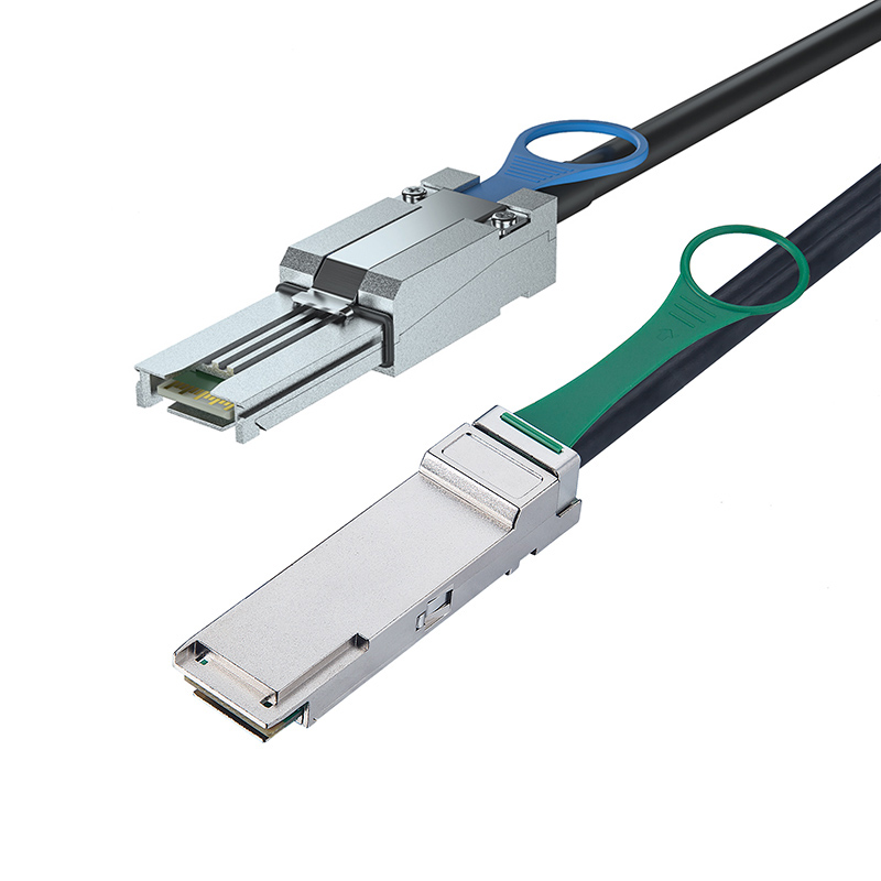 SFF-8088 to QSFP- Hybrid SAS Cable- 0-5-7 meters -SAS Cables-