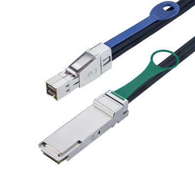 SFF-8644 to QSFP+- Hybrid SAS cable- 0-5-7 meters -SAS Cables-