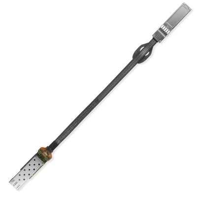 SFP28 to SFP28 cage with flat cable in nylon jacket -2